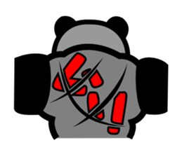 muryyyyyyyy!! black pan sticker #1745646