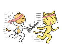 Clarinet Kitty sticker #1745669