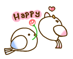 colorful bird sticker sticker #1745786