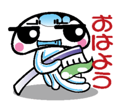 The jellyfish which sulked sticker #1745945