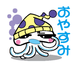 The jellyfish which sulked sticker #1745946