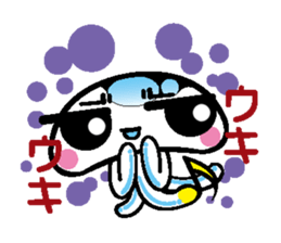 The jellyfish which sulked sticker #1745952