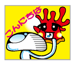 The jellyfish which sulked sticker #1745957