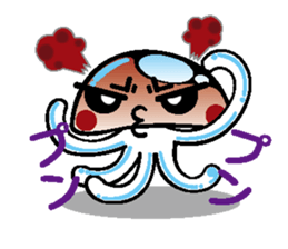 The jellyfish which sulked sticker #1745959