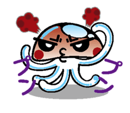 The jellyfish which sulked sticker #1745959