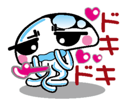 The jellyfish which sulked sticker #1745960