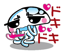 The jellyfish which sulked sticker #1745960