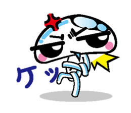 The jellyfish which sulked sticker #1745975