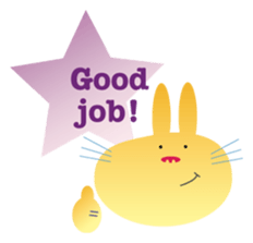 " The Rabbit " who works sticker #1746388