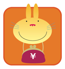 " The Rabbit " who works sticker #1746419