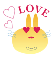 " The Rabbit " who works sticker #1746421