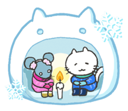 Mr.Cat's "Christmas" and "The New year" sticker #1746680