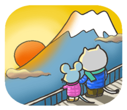 Mr.Cat's "Christmas" and "The New year" sticker #1746683