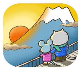 Mr.Cat's "Christmas" and "The New year" sticker #1746683