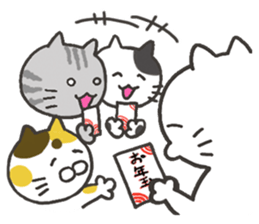 Mr.Cat's "Christmas" and "The New year" sticker #1746695