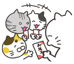 Mr.Cat's "Christmas" and "The New year" sticker #1746695