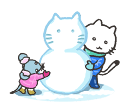 Mr.Cat's "Christmas" and "The New year" sticker #1746698