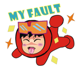 RED PACO ( Kung Fu style ) sticker #1747295