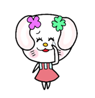 Rabbit girl, Hana sticker #1747354
