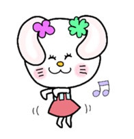Rabbit girl, Hana sticker #1747361