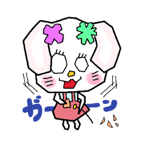 Rabbit girl, Hana sticker #1747369