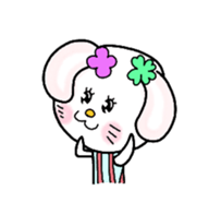 Rabbit girl, Hana sticker #1747379
