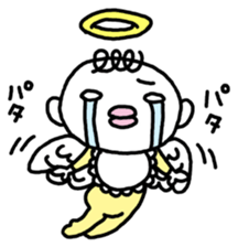 The baby who is the white of eyes sticker #1748196