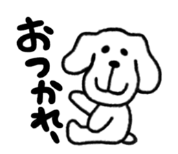 TOY POODLE LUCY sticker #1748546