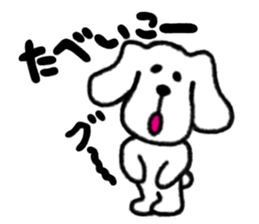 TOY POODLE LUCY sticker #1748551
