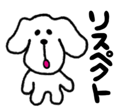 TOY POODLE LUCY sticker #1748567