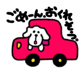 TOY POODLE LUCY sticker #1748577