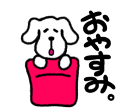 TOY POODLE LUCY sticker #1748584