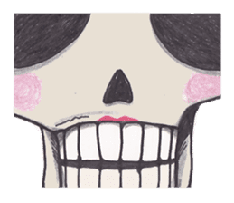 Skeleton Uhbe-san  (2) sticker #1750212