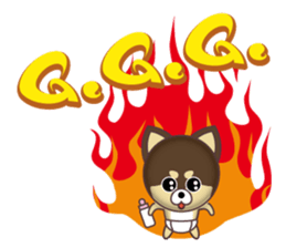 COCOSUKE & FRIENDS English-A sticker #1750232