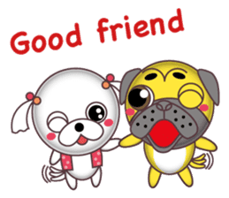 COCOSUKE & FRIENDS English-A sticker #1750250