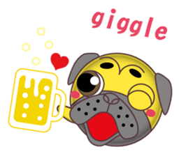 COCOSUKE & FRIENDS English-A sticker #1750255