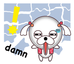 COCOSUKE & FRIENDS English-A sticker #1750263