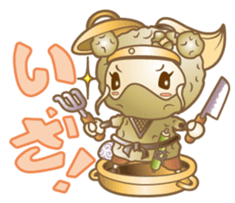 Ms.Potato ninja sticker #1750625