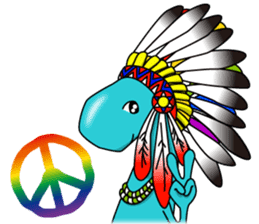 Kokopelli & Kachina friends WORLD ver. sticker #1750706