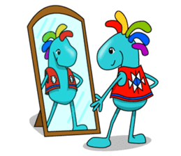 Kokopelli & Kachina friends WORLD ver. sticker #1750720