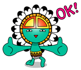 Kokopelli & Kachina friends WORLD ver. sticker #1750730