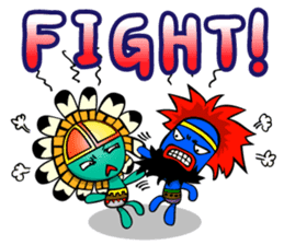 Kokopelli & Kachina friends WORLD ver. sticker #1750733