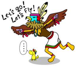 Kokopelli & Kachina friends WORLD ver. sticker #1750742