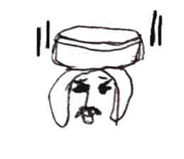 white x black sticker sticker #1750918