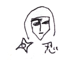 white x black sticker sticker #1750927