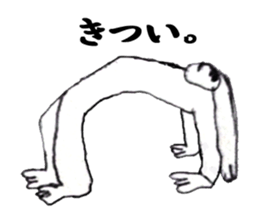 white x black sticker sticker #1750931