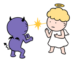 Your Devil and Your Angel sticker #1750961