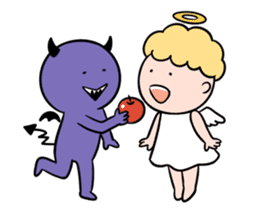 Your Devil and Your Angel sticker #1750964
