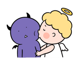 Your Devil and Your Angel sticker #1750966