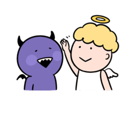 Your Devil and Your Angel sticker #1750968